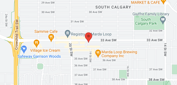 map of #410 3450 19 ST SW